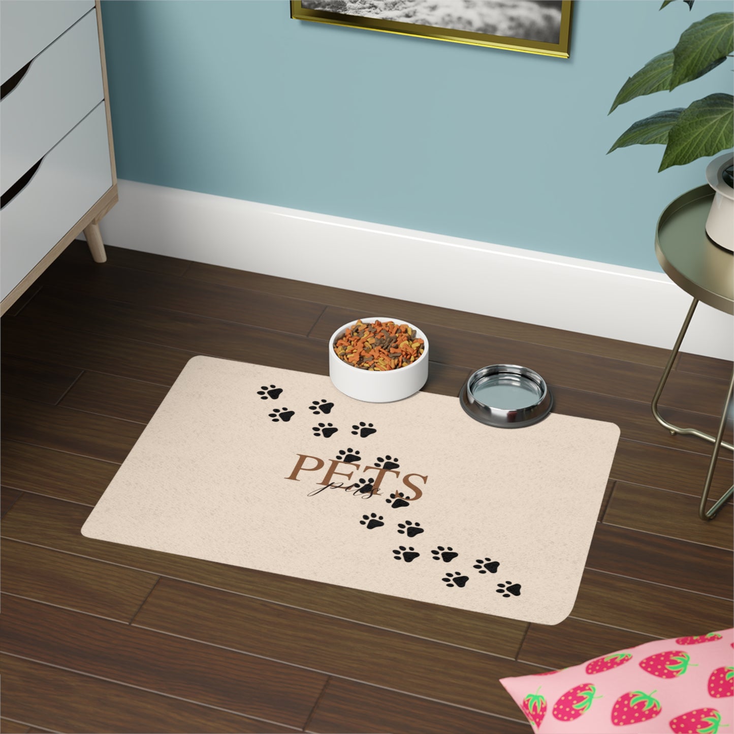 Tapis pour aliments pour animaux de compagnie (12x18)